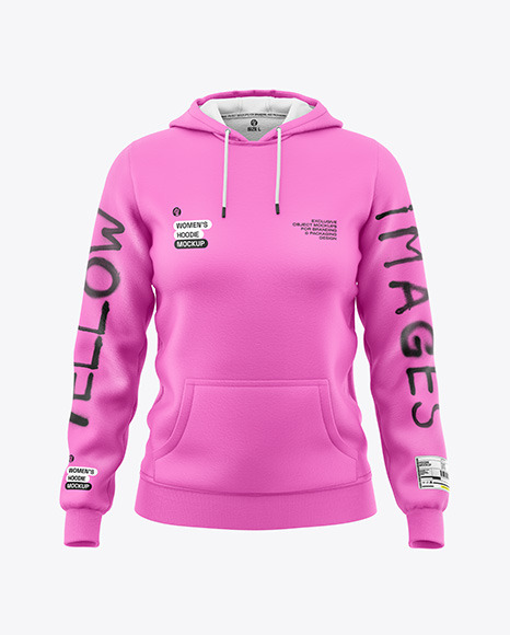 Women’s Hoodie Mockup - Front View