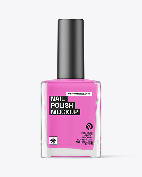 Nail Polish Bottle Mockup