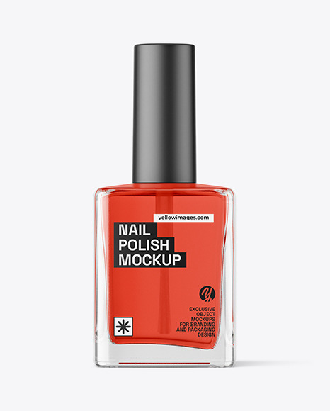 Nail Polish Bottle Mockup