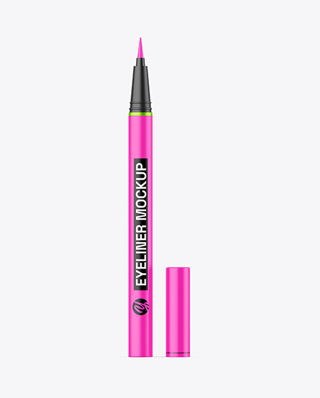 Matte Cosmetic Eyeliner Mockup