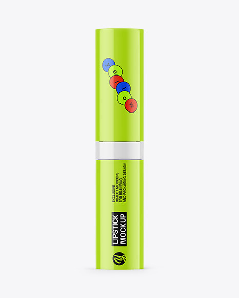 Glossy Lipstick Mockup