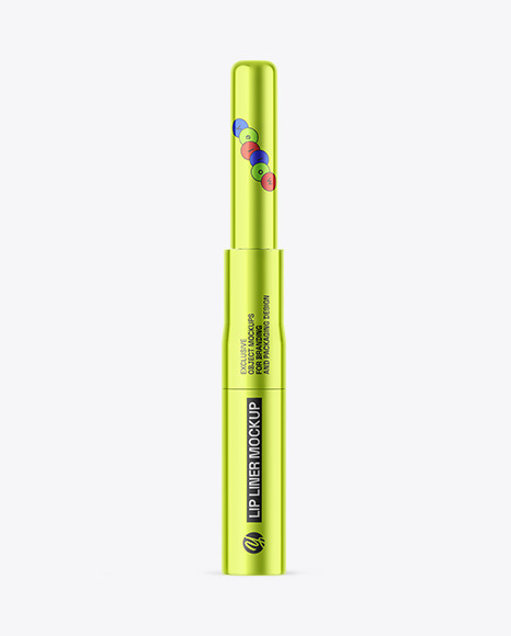 Metallic Lip Liner Mockup
