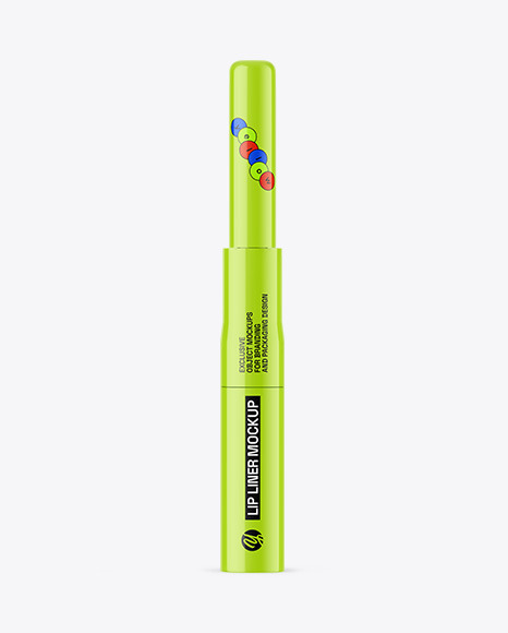 Glossy Lip Liner Mockup