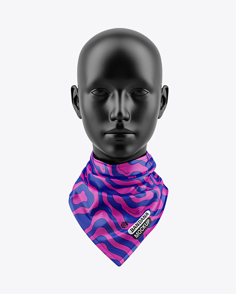 Women&#039;s Silk Bandana Mockup