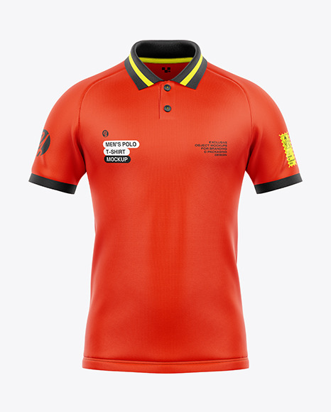 Men&#039;s Polo T-Shirt Mockup