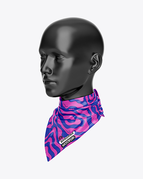 Women&#039;s Silk Bandana Mockup