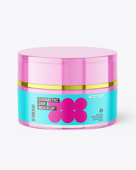 Cosmetic Jar Mockup