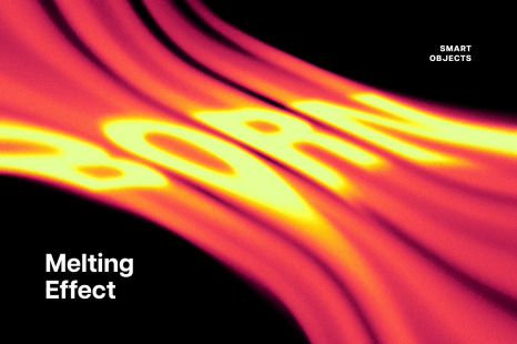 Melting Luminescent Text Effect
