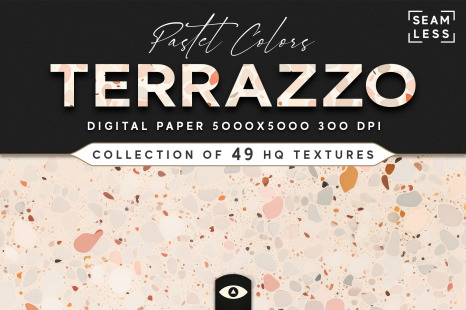 Pastel Colors Terrazzo Texture Pack