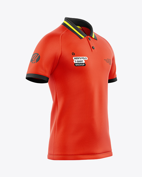 Men&#039;s Polo T-Shirt Mockup