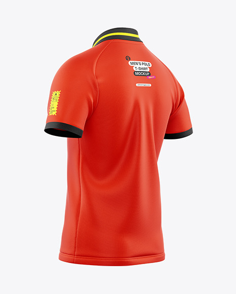 Men&#039;s Polo T-Shirt Mockup