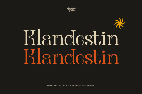 Klandestin Modern &amp; Classical Serif