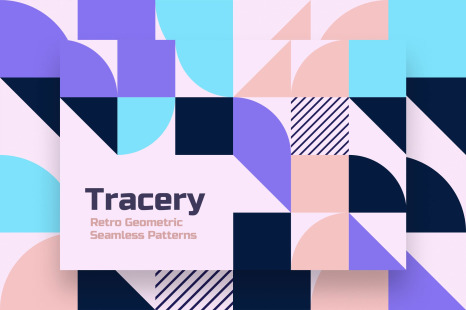 Abstract Geometric Seamless Patterns