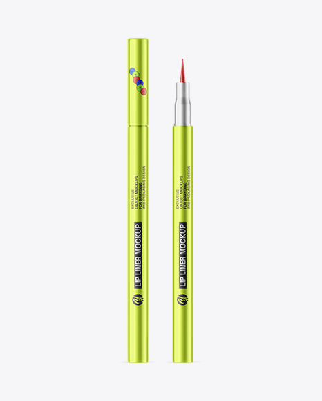 Metallic Lip Liner Mockup