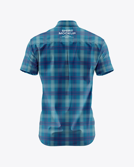 Men&#039;s Shirt Mockup - Back View