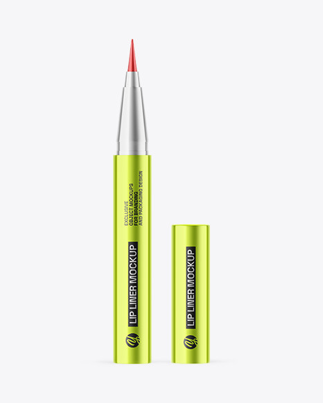 Metallic Lip Liner Mockup