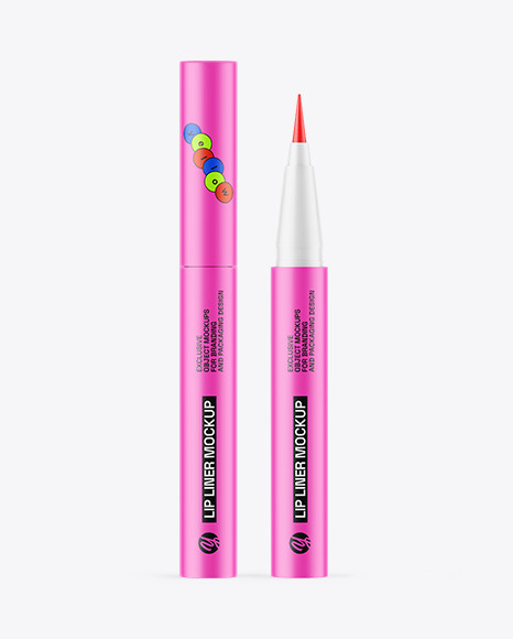 Matte Lip Liner Mockup