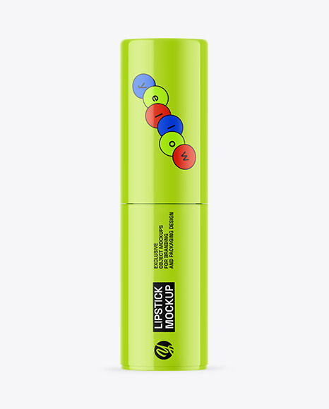 Glossy Lipstick Mockup