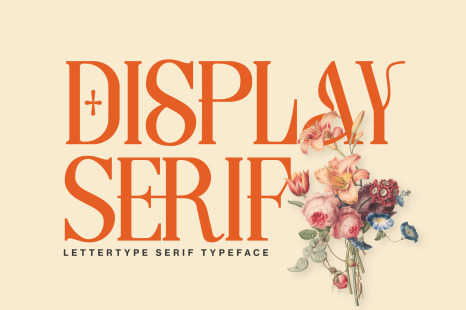 Lettertype a Stunning Display Serif