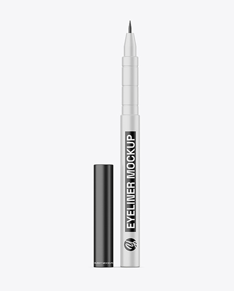 Matte Cosmetic Eyeliner Mockup