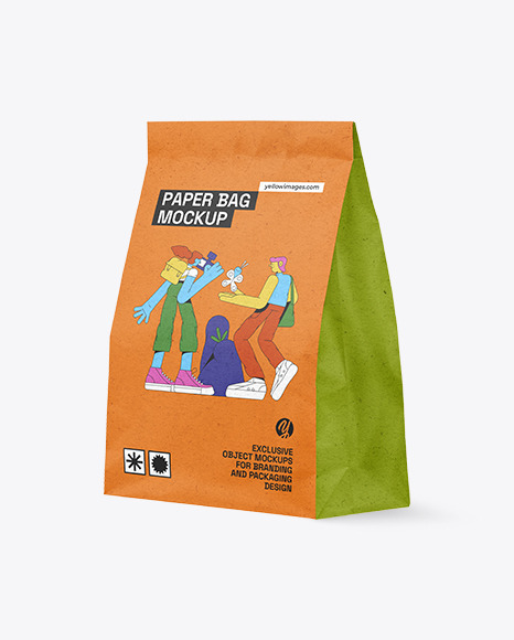 Kraft Paper Bag Mockup