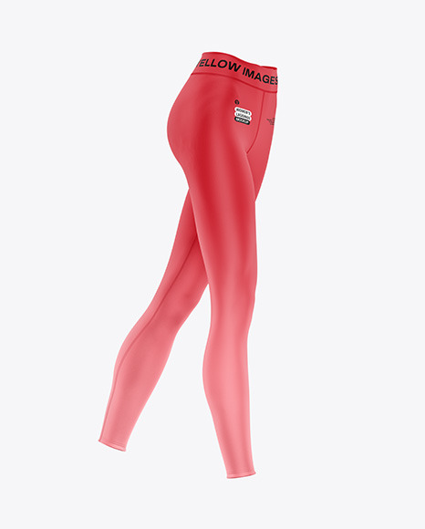 Women’s Leggings Mockup - Half Side View