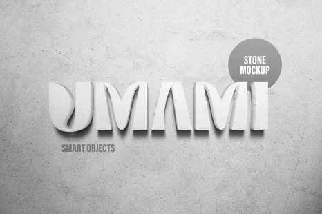 Сoncrete Wall 3D Logo Mockup