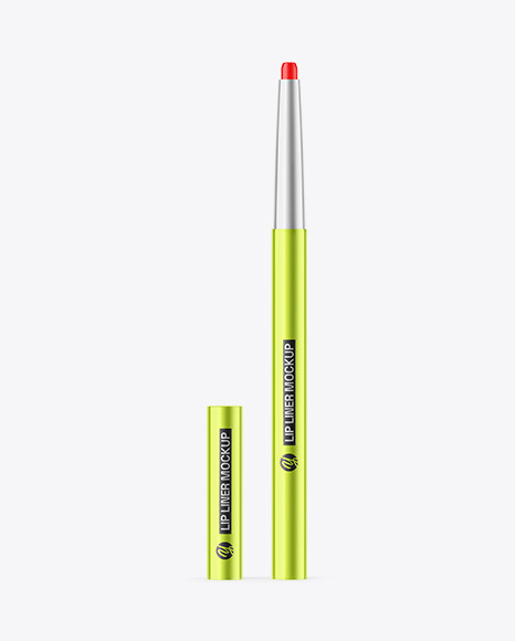 Metallic Lip Liner Mockup