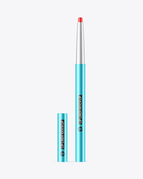 Matte Metallic Lip Liner Mockup