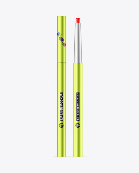 Metallic Lip Liner Mockup
