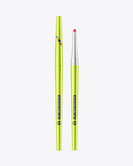 Metallic Lip Liner Mockup