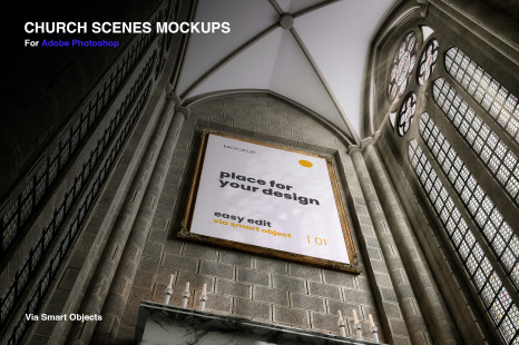 Church Scenes Frame Mockups