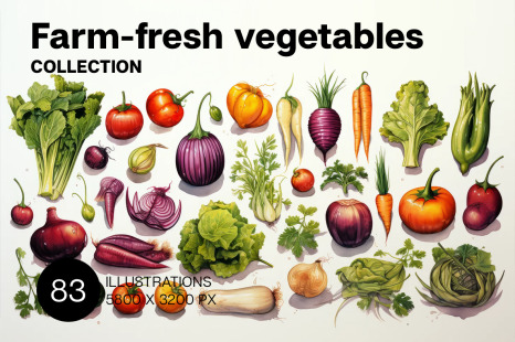 Farm-fresh vegetables