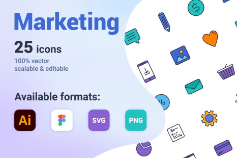 Marketing icons