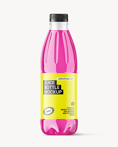 PET Drink Bottle Mockup
