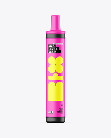 Matte Vape Device Mockup