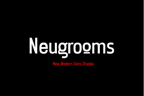 Neugrooms Font