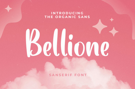 Bellione - Organic Sans Font