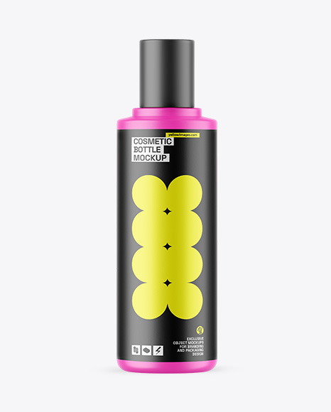 Matte Cosmetic Bottle Mockup