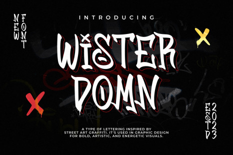 Wister Domn Graffiti Font