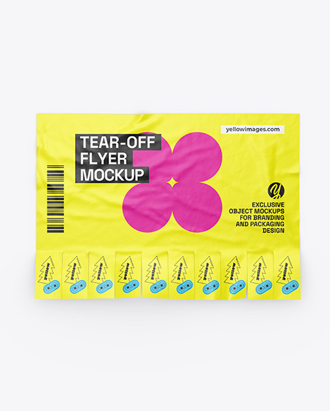 Tear-Off Flyer Mockup