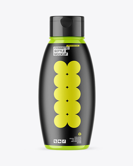 Glossy Cosmetic Bottle Mockup