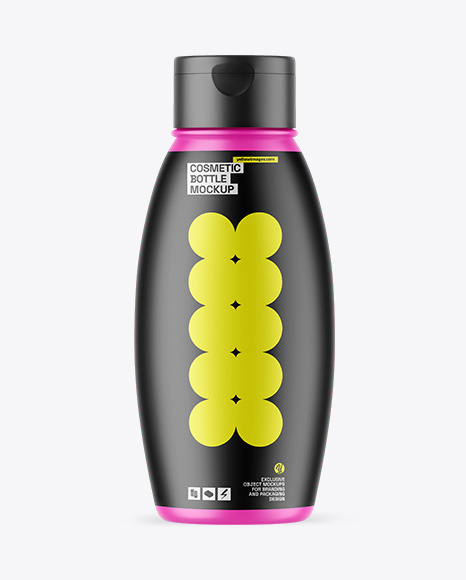 Matte Cosmetic Bottle Mockup