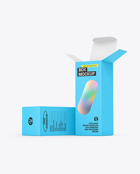 Two Paper Boxes Mockup