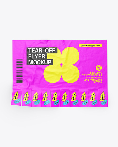 Tear-Off Flyer Mockup