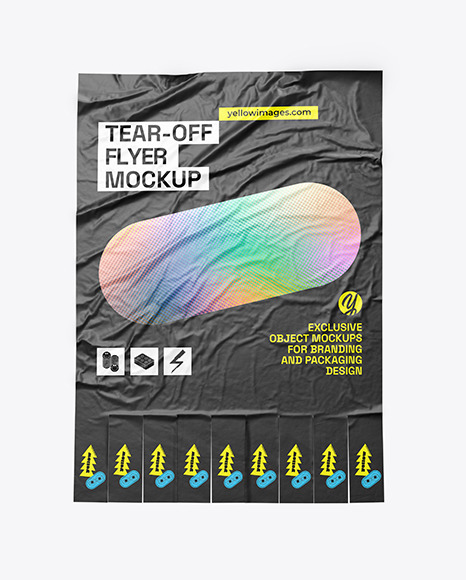 Tear-Off Flyer Mockup