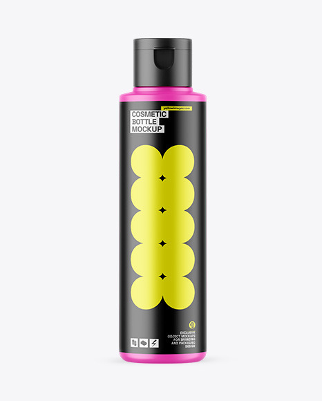 Matte Cosmetic Bottle Mockup