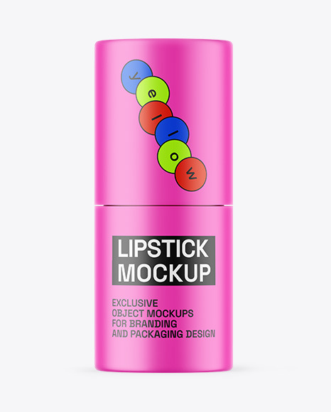 Matte Lipstick Mockup