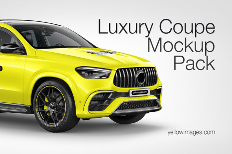 Luxure Coupe Mockup - Pack