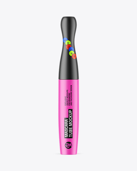 Matte Mascara Tube Mockup